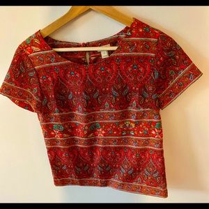 Madewell printed top